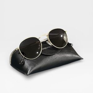 Pro Acme Small Round Metal Polarized Sunglasses for Women Retro Designer Style